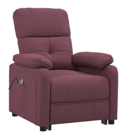 Fauteuil électrique de massage Violet Tissu