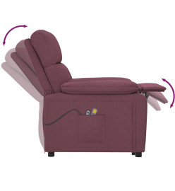 Fauteuil électrique de massage Violet Tissu