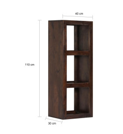 Armoire console 40 x 30 x 110 cm Bois d'acacia massif