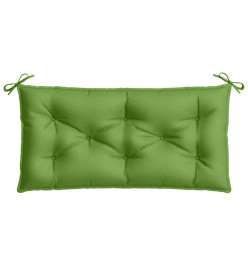 Coussins de banc de jardin lot de 2 vert mélangé tissu