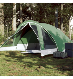 Tente de camping de cabine 4 personnes vert imperméable