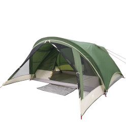 Tente de camping de cabine 4 personnes vert imperméable