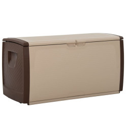 Récipient de stockage Beige et marron 122x56x63 cm