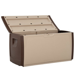 Récipient de stockage Beige et marron 122x56x63 cm