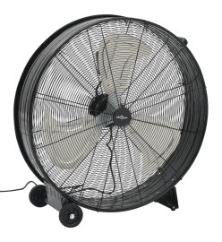 Ventilateur à tambour industriel 77 cm 240 W Noir