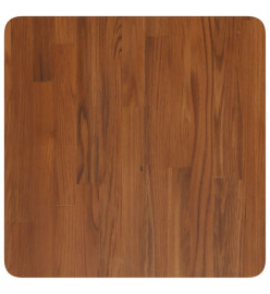 Dessus de table carré Marron foncé50x50x1,5cm Bois chêne traité