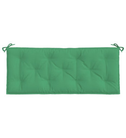 Coussin de banc de jardin vert 120x50x7 cm tissu oxford