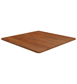 Dessus de table carré Marron foncé70x70x1,5cm Bois chêne traité