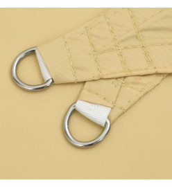Voile d'ombrage sable 3x2,5 m 100 % polyester oxford