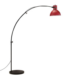 Lampadaire 25 W rouge délavé 150 cm E27