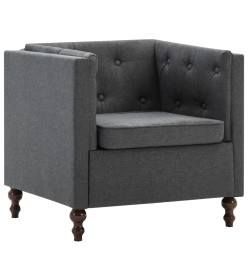 Fauteuil Gris foncé Tissu