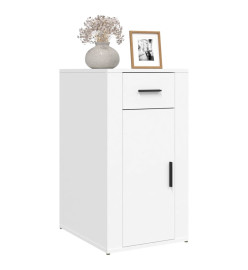 Armoire de bureau Blanc 40x49x75 cm Bois d'ingénierie