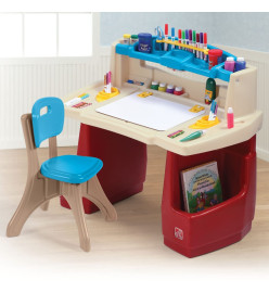 Step2 Bureau avec tabouret d'activités pour enfants