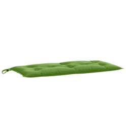 Coussin de banc de jardin vert mélangé 100x50x7 cm tissu