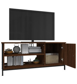 Meuble TV chêne marron 100x40x45 cm bois d'ingénierie