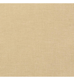 Coussin de banc de jardin beige mélangé 100x50x7 cm tissu