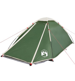 Tente de camping à dôme 4 personnes vert imperméable