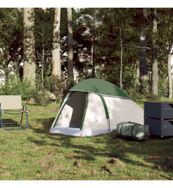 Tente de camping à dôme 1 personne vert imperméable