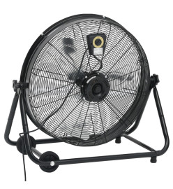 Ventilateur à tambour industriel 60 cm 180 W Noir