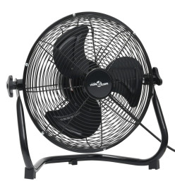 Ventilateur de sol 3 vitesses 55 cm 100 W Noir