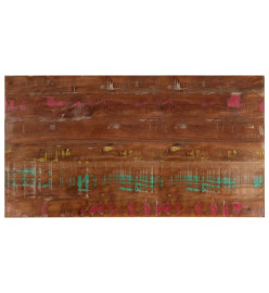 Dessus de table 110x70x2,5cm rectangulaire bois massif récupéré