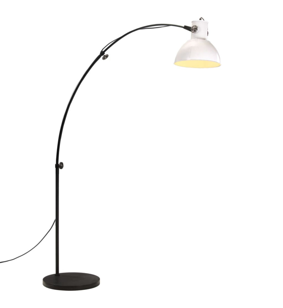 Lampadaire 25 W blanc 150 cm E27