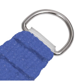 Voile d'ombrage 160 g/m² rectangulaire bleu 4x6 m PEHD