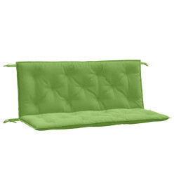 Coussins de banc de jardin lot de 2 vert mélangé tissu