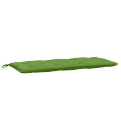 Coussins de banc de jardin lot de 2 vert mélangé tissu