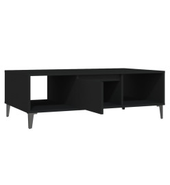 Table basse Noir 103,5x60x35 cm Aggloméré