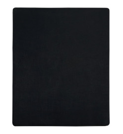 Drap-housse Jersey Noir 180x200 cm Coton