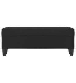 Banc Noir 100x35x41 cm Similicuir