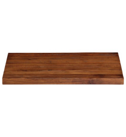 Dessus de table 70x60x2,5 cm rectangulaire bois massif récupéré