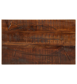 Dessus de table 60x30x2,5 cm rectangulaire bois massif récupéré