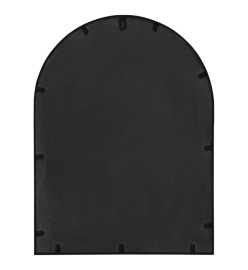 Miroir Noir 60x45 cm Fer pour utilisation à l'intérieur