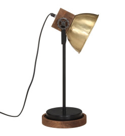 Lampe de bureau 25 W laiton antique 17x17x50 cm E27