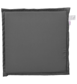 Coussins de siège de jardin lot de 6 anthracite 45x45x2cm carré