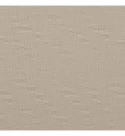 Coussins de siège de jardin lot de 4 taupe 45x45x2 cm carré