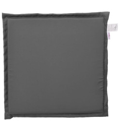 Coussins de siège de jardin lot de 2 anthracite 45x45x2cm carré