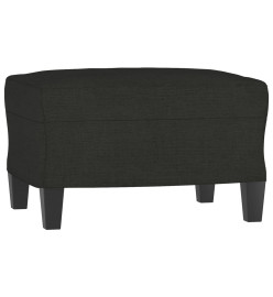 Ensemble de canapés 4 pcs noir tissu