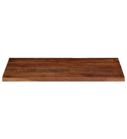 Dessus de table 100x60x2,5cm rectangulaire bois massif récupéré