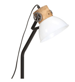 Lampe de bureau 25 W blanc 18x18x60 cm E27