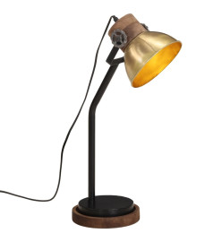 Lampe de bureau 25 W laiton antique 18x18x60 cm E27