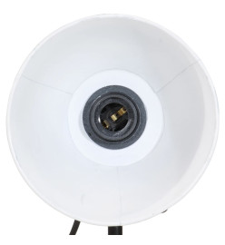 Lampe de bureau 25 W blanc 17x17x50 cm E27