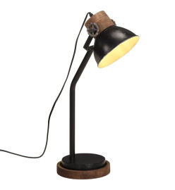 Lampe de bureau 25 W noir 18x18x60 cm E27