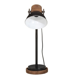 Lampe de bureau 25 W noir 18x18x60 cm E27