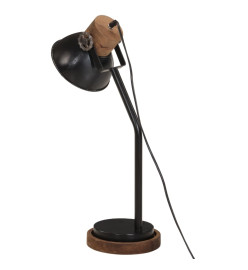 Lampe de bureau 25 W noir 18x18x60 cm E27