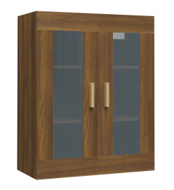 Armoire murale suspendue Chêne marron 69,5x34x90 cm