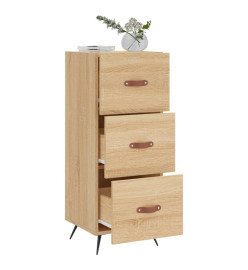 Buffet Chêne sonoma 34,5x34x90 cm Bois d'ingénierie