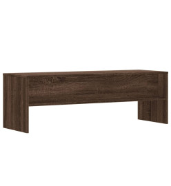 Meuble TV chêne marron 120x40x40 cm bois d'ingénierie